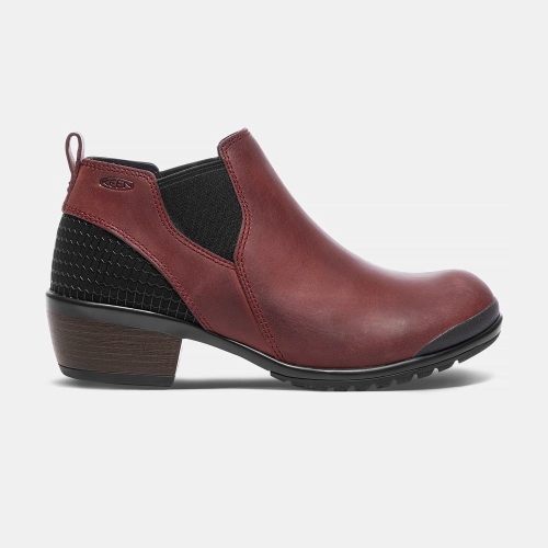 Bottes Keen Pas Cher | Chelsea Boots Keen Morrison Femme Bordeaux (FRD693705)